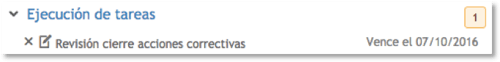 barra ejecución de tareas