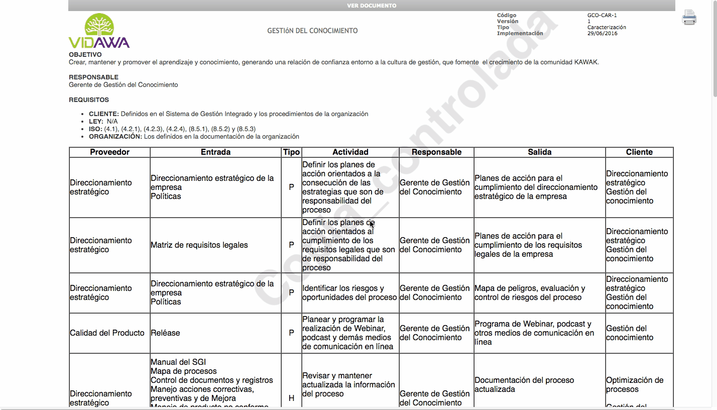 caracterizacion