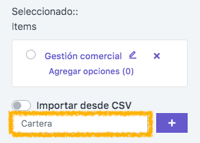 items-lista